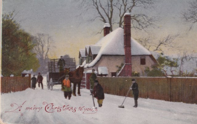 Wishing you a Happy Christmas Mrs Edwards Saffron Walden Dec 20