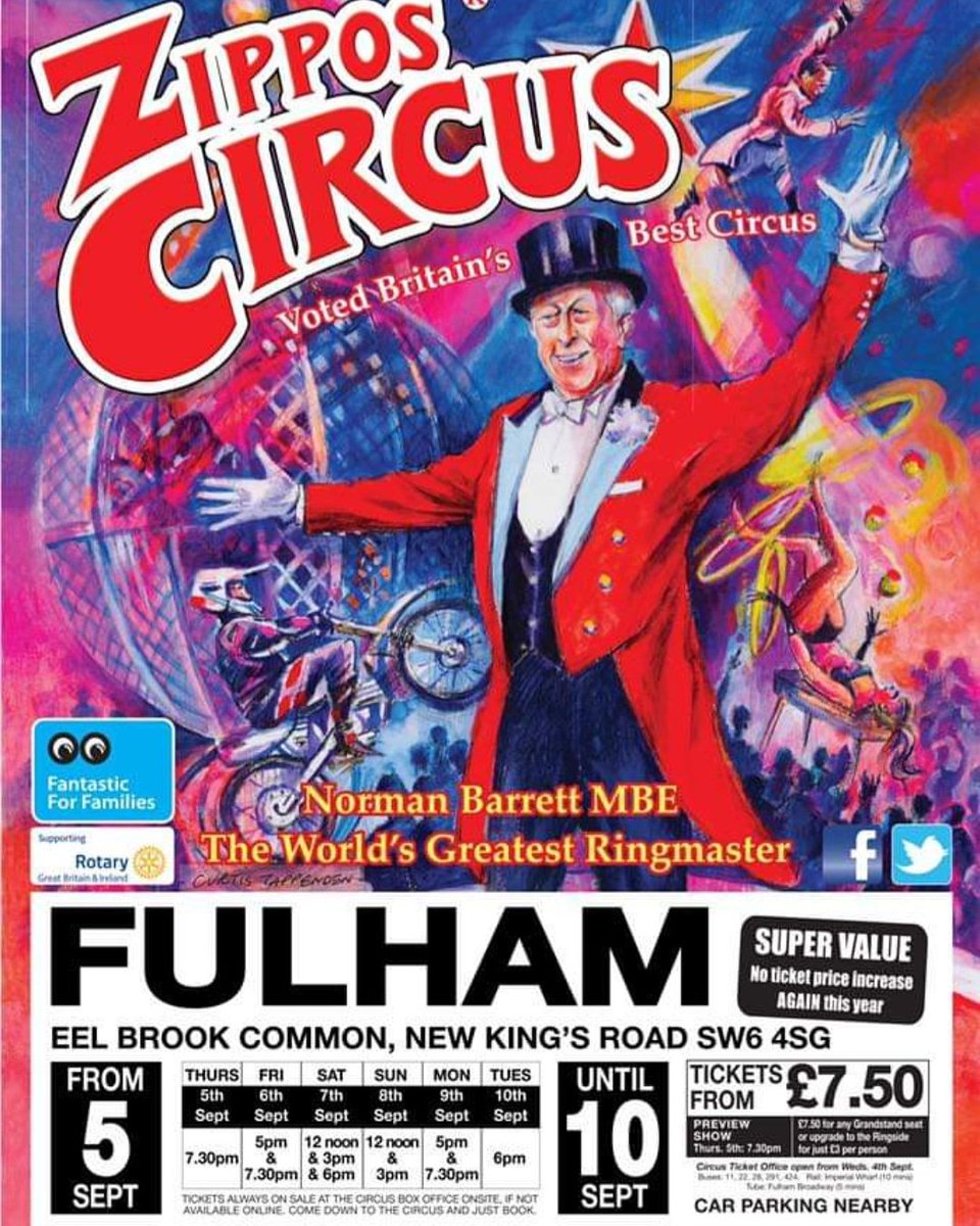 Zippo's Circus poster that Lettie now has in her kitchen framed